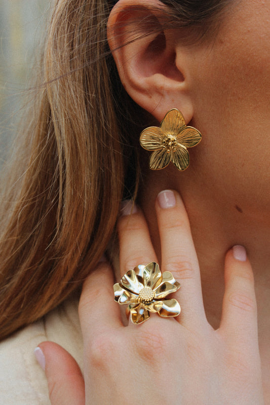 Boucles d'oreilles Flora