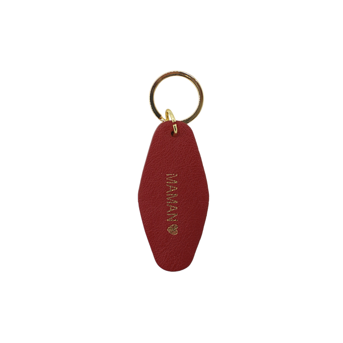 Porte-clés en cuir "Maman"