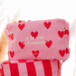 Trousse de toilette coeurs "À la vie, à l'amour"