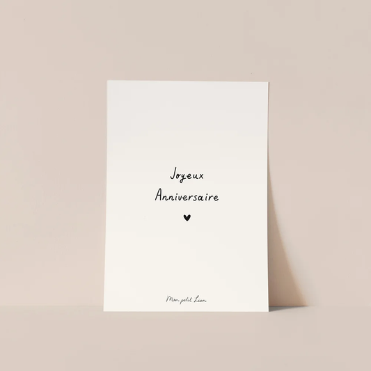 Carte "Joyeux anniversaire" A6