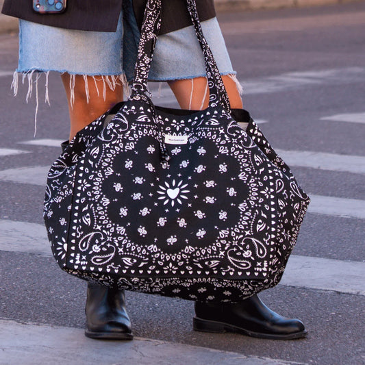 Cabas XXL motif bandana