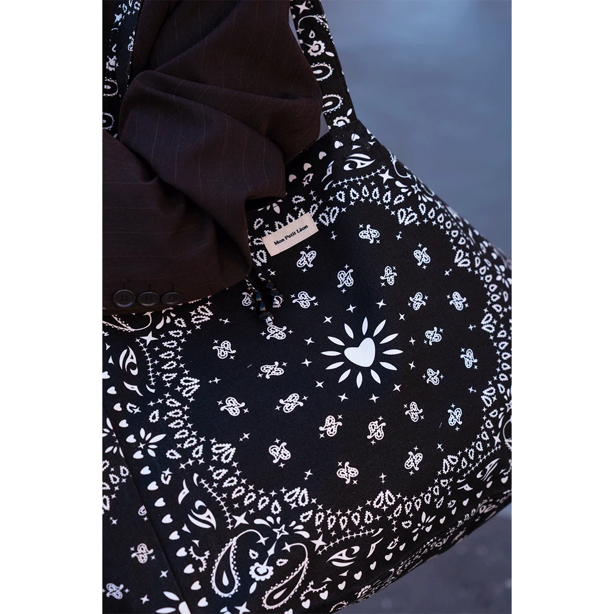Cabas XXL motif bandana