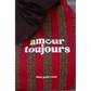 Cabas XXL rayé léopard "Amour toujours"
