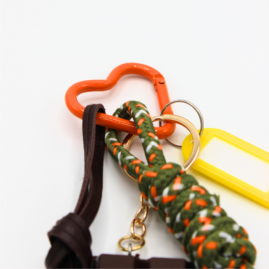 Porte-clés à breloque Teckel chocolat