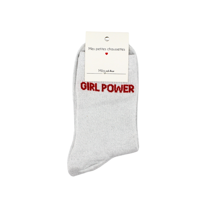 Chaussettes "Girl power"
