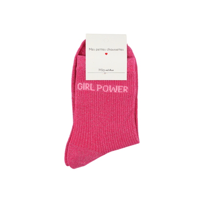Chaussettes "Girl power"