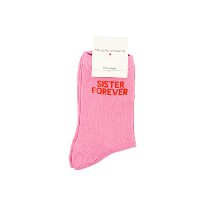 Chaussettes "sister forever"