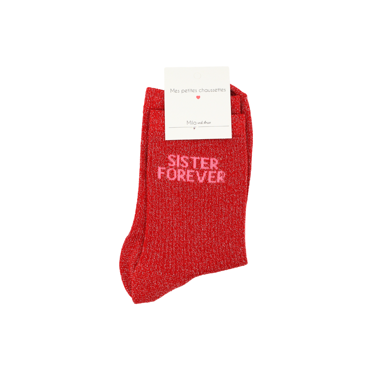 Chaussettes "sister forever"