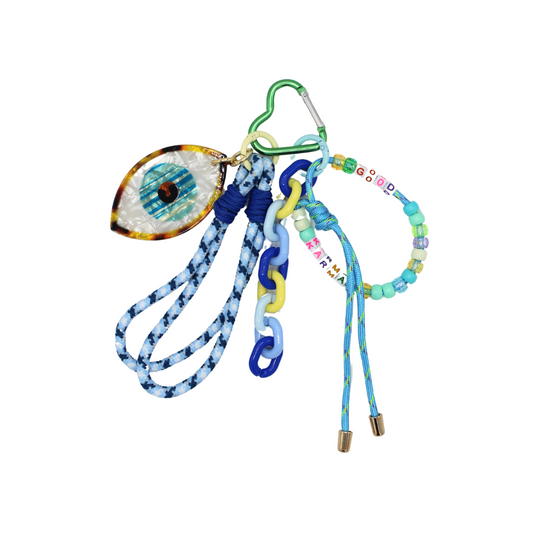 Porte-clés à breloque Oeil bleu