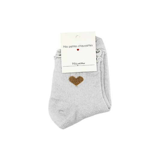 Chaussettes Coeur doré