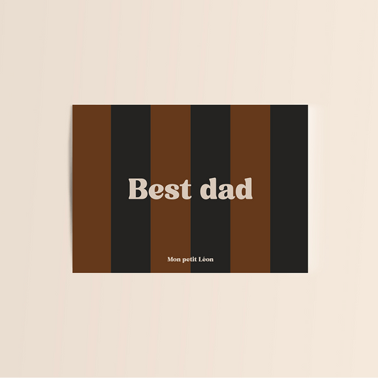 Carte "Best dad" A6