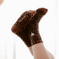 Chaussettes léopard avec coeur