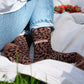 Chaussettes léopard "Maman"