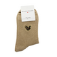 Chaussettes coeur léopard