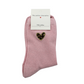 Chaussettes coeur léopard