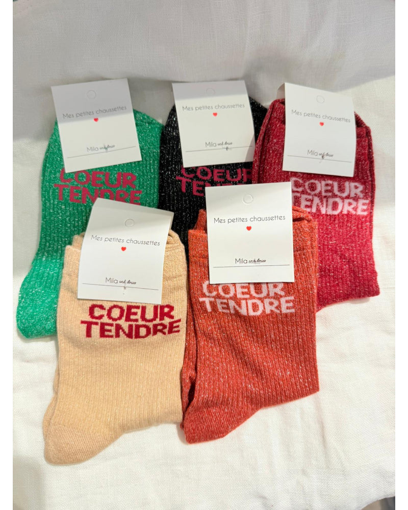 Chaussettes "Coeur tendre"