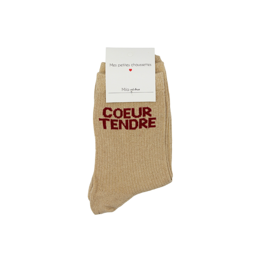 Chaussettes "Coeur tendre"