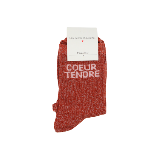 Chaussettes "Coeur tendre"