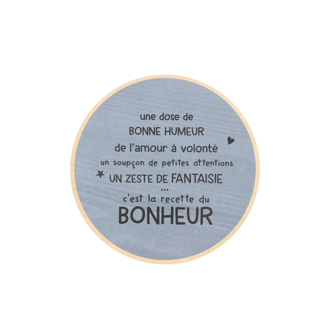 Dessous de plat "Recette du bonheur"