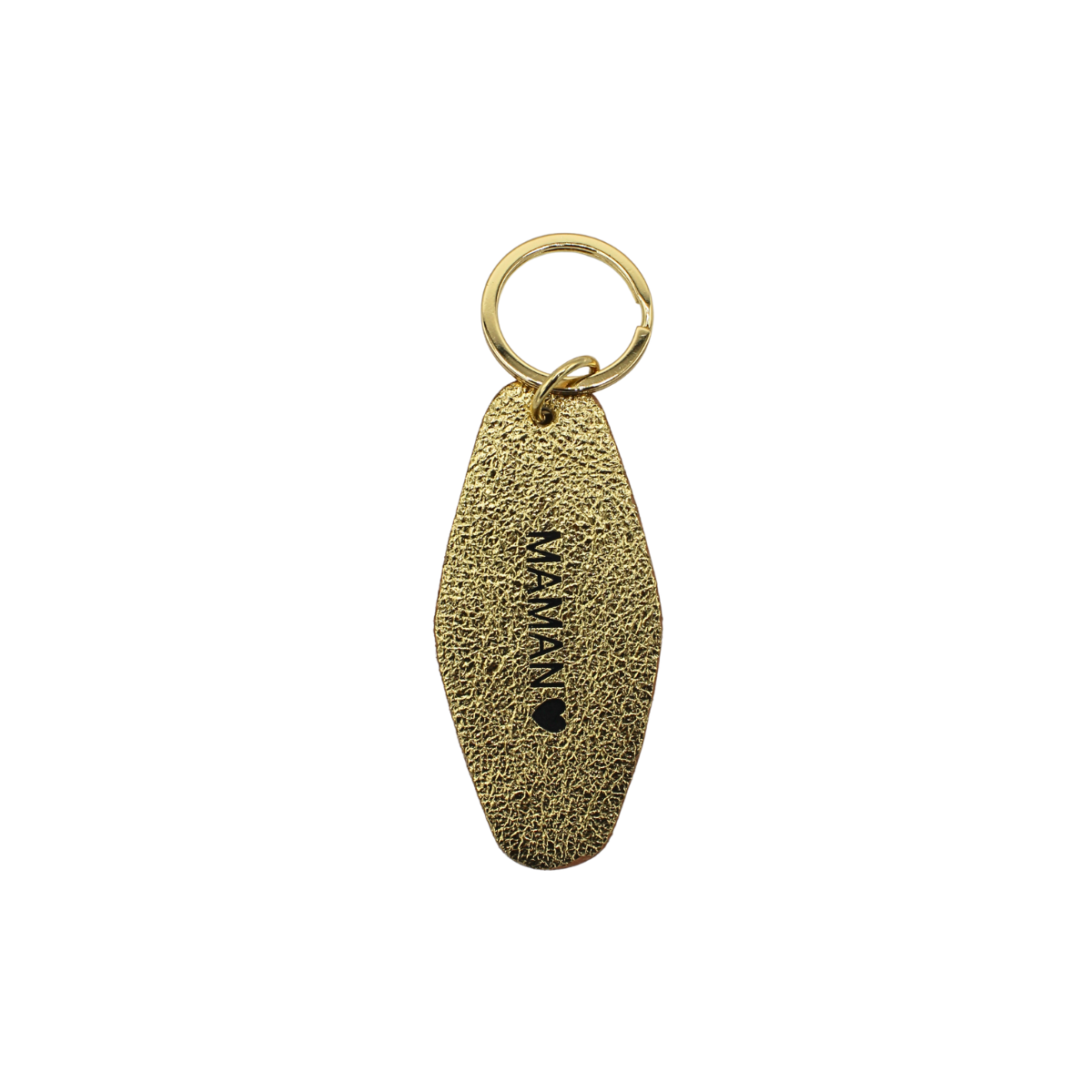 Porte-clés en cuir "Maman"
