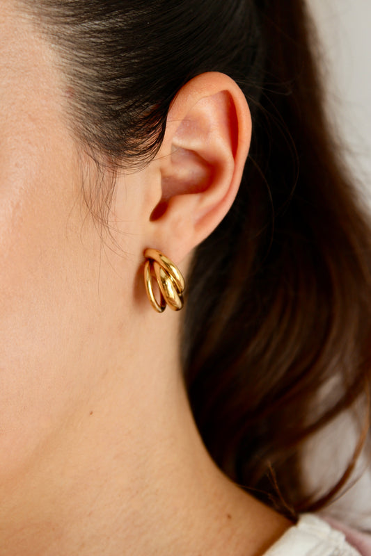 Boucles d'oreilles Empreinte