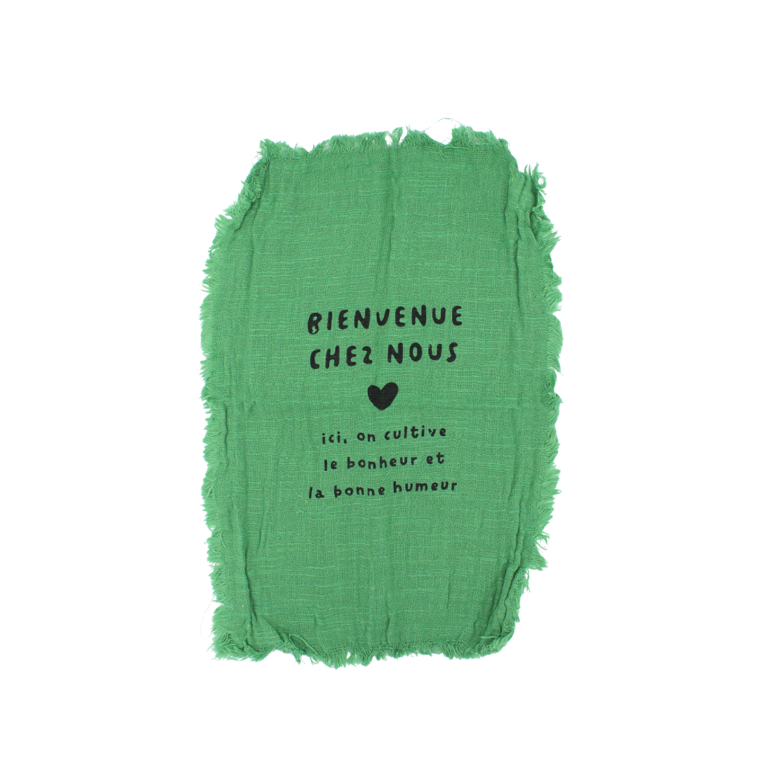 Essuie mains "Bienvenue chez nous"