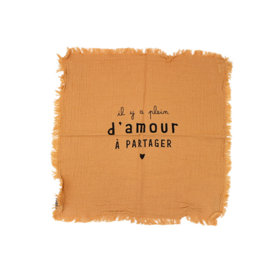 Essuie mains "Il y a pleins d'amour à partager"