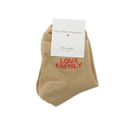 Chaussettes "Love family"