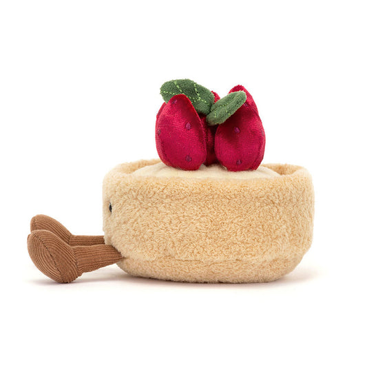Peluche Tarte aux fraises Fleurette