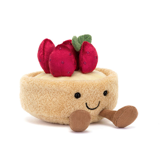 Peluche Tarte aux fraises Fleurette
