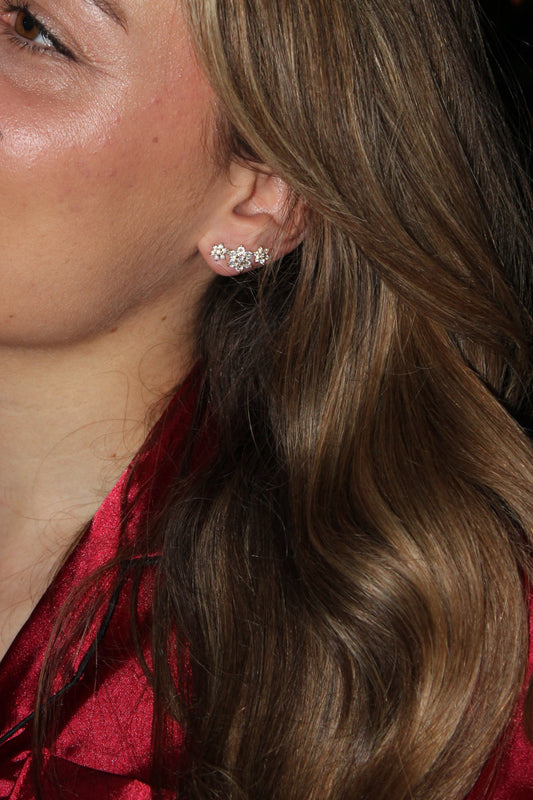 Boucles d'oreilles Flocon