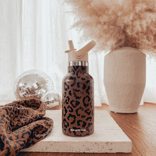 Gourde isotherme pour enfant léopard