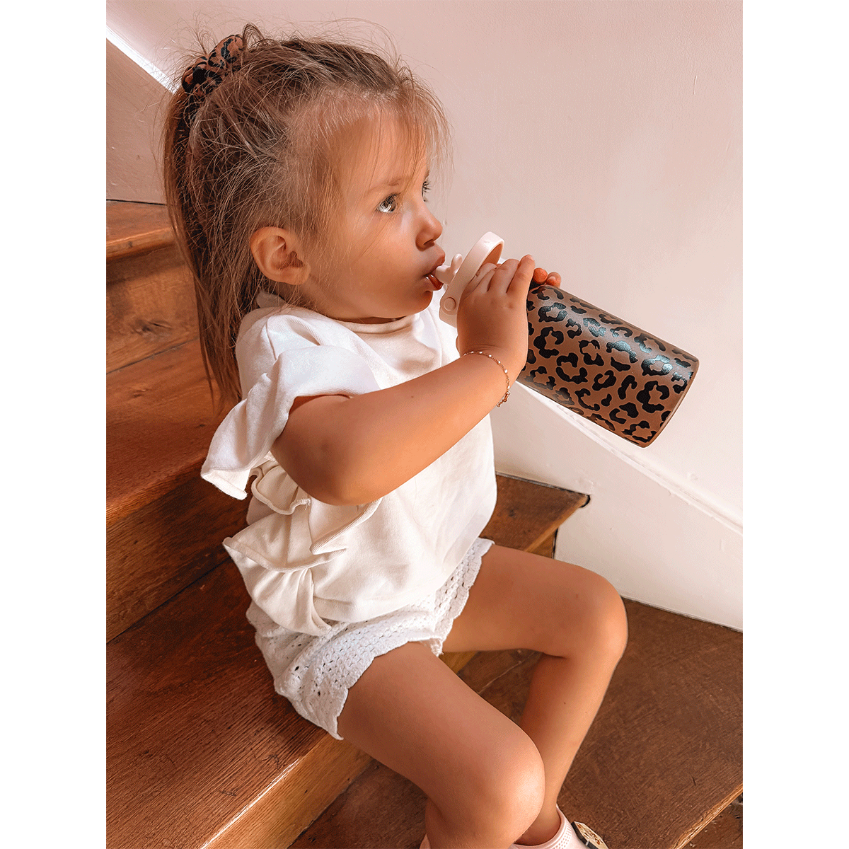 Gourde isotherme pour enfant léopard