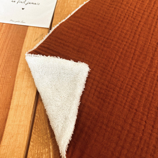 Grand bavoir terracota