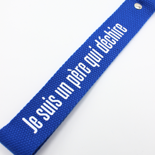 Porte-clés Je suis un papa qui déchire