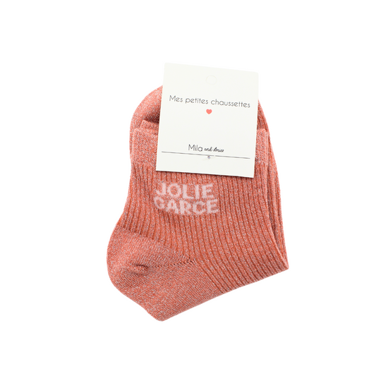 Chaussettes "Jolie garce"