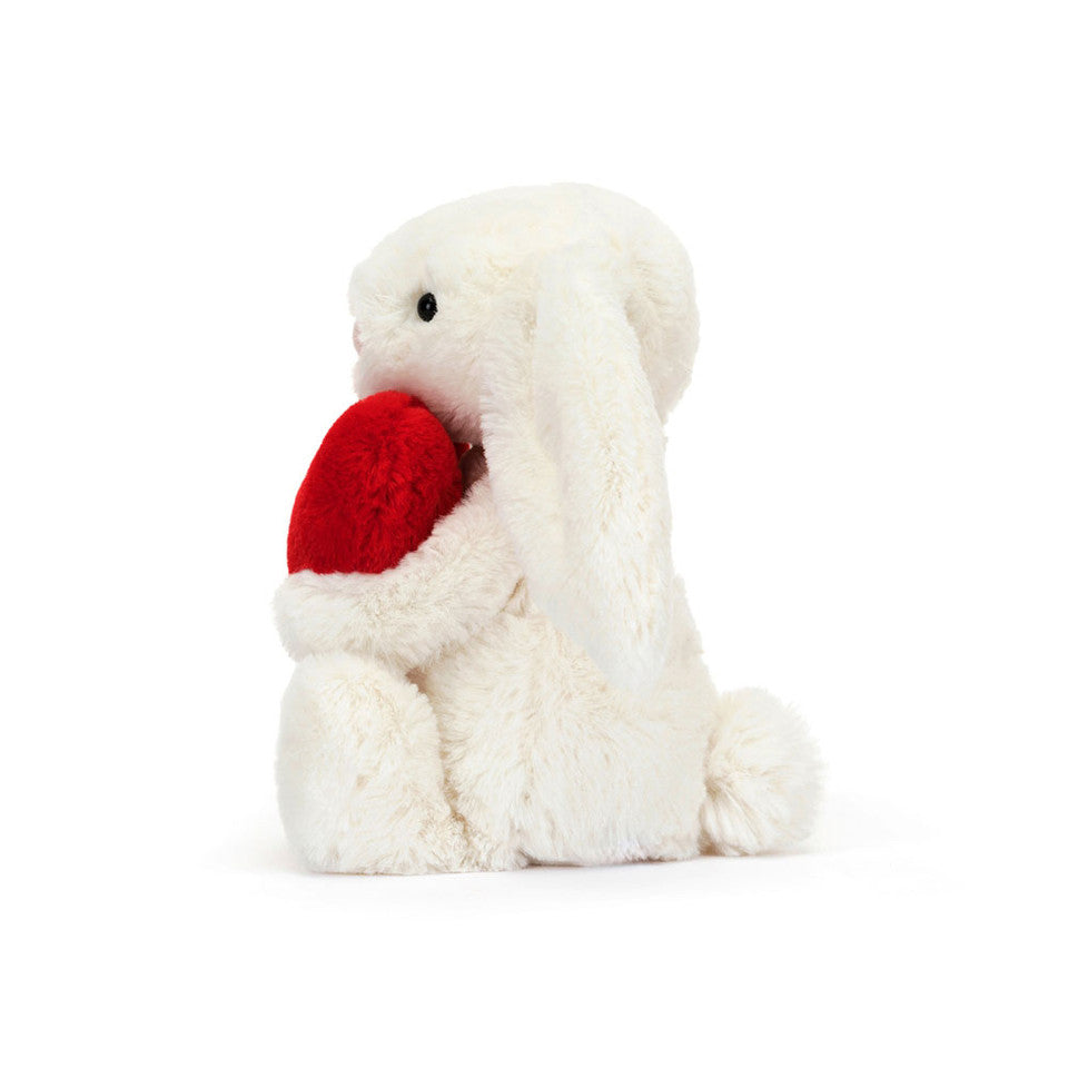 Peluche Lapin Bashful Cœur rouge