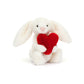 Peluche Lapin Bashful Cœur rouge