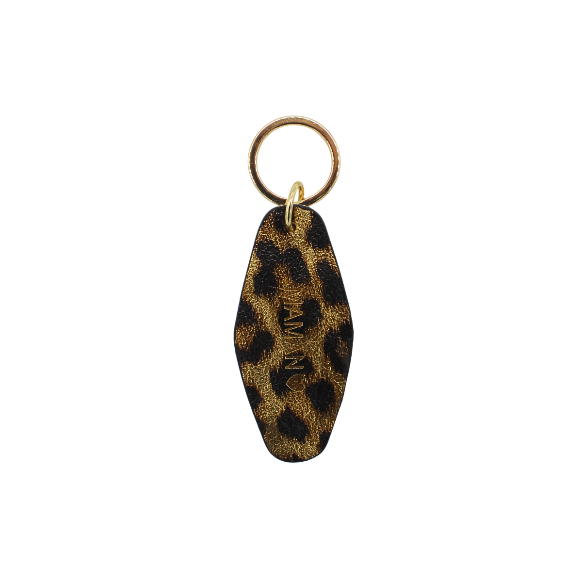 Porte-clés en cuir "Maman"