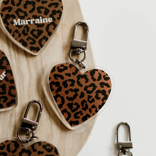 Porte-clés léopard