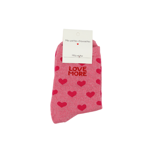 Chaussettes "Love more"