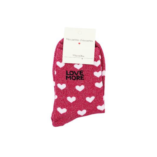 Chaussettes "Love more"