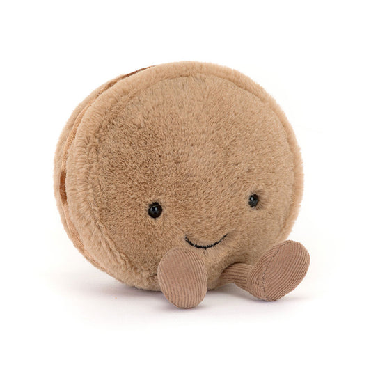 Peluche Macaron au chocolat Mona