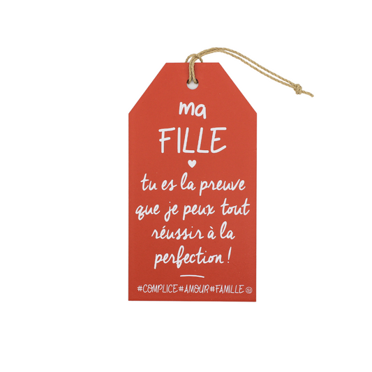 Plaque décorative "Ma fille"