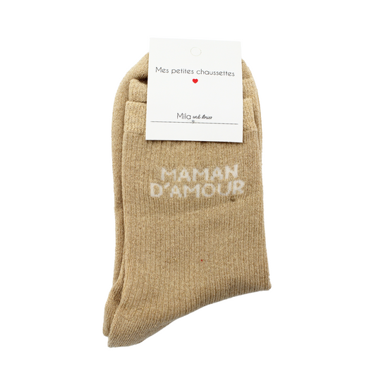 Chaussettes "Maman d'amour"