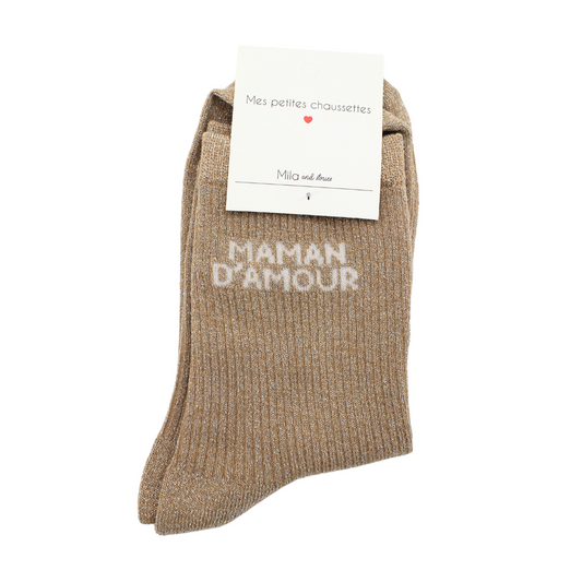 Chaussettes "Maman d'amour"