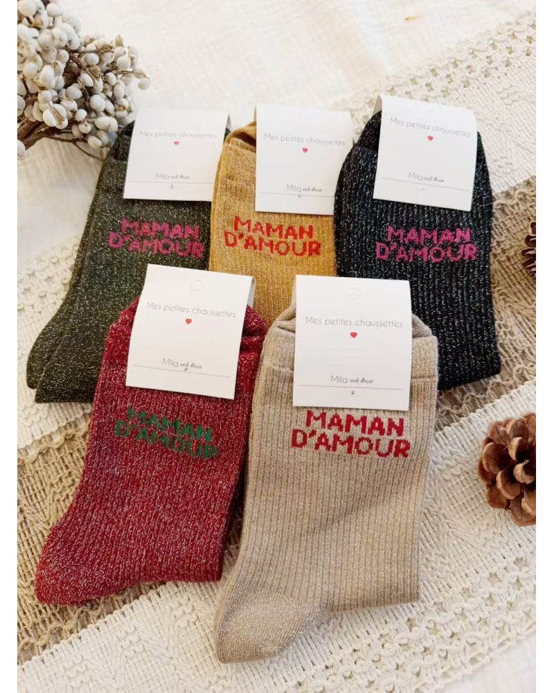 Chaussettes "Maman d'amour"