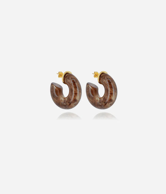 Boucles d'oreilles Onyx