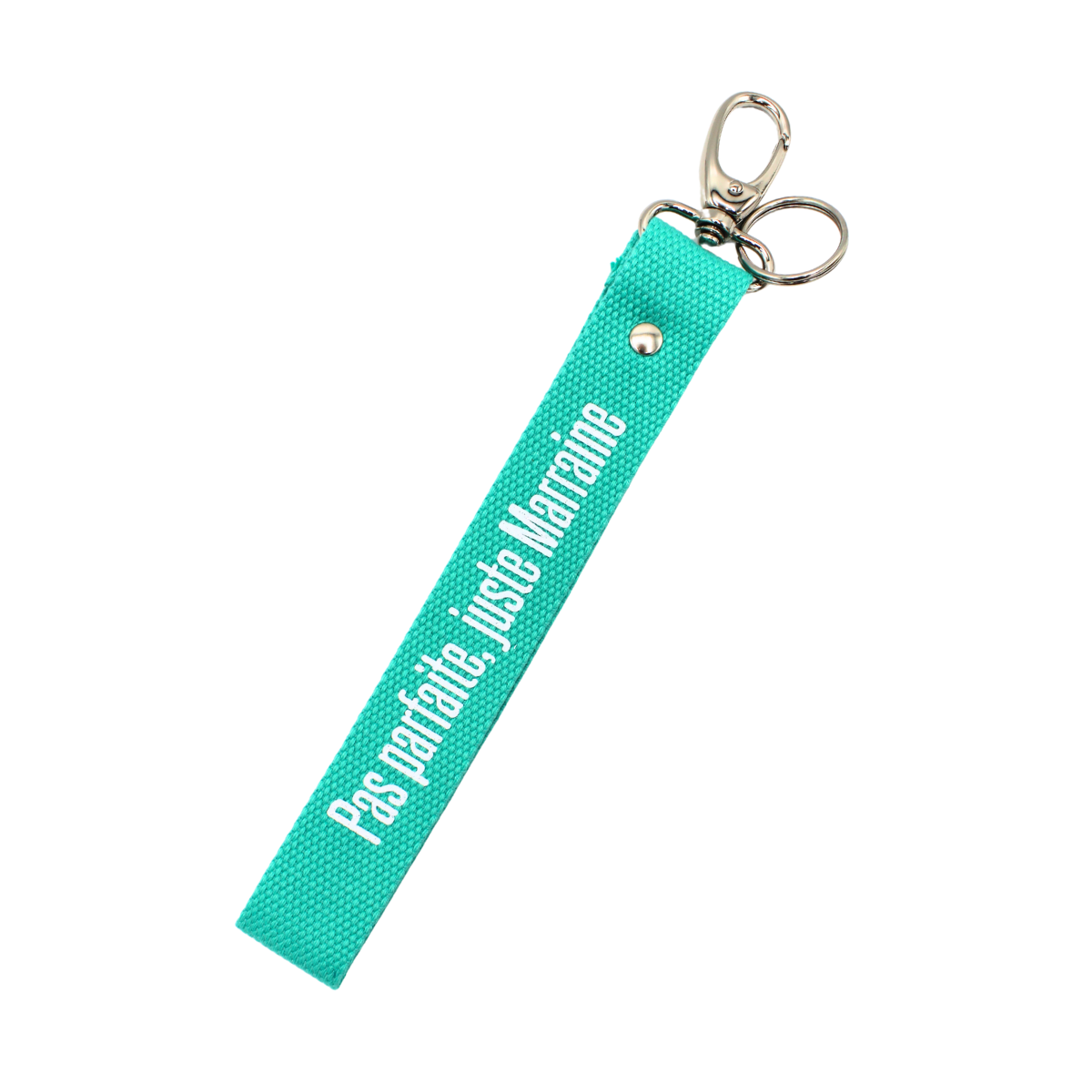 Porte-clés Pas parfaite, juste marraine