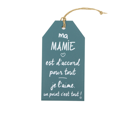 Plaque décorative « Ma mamie »